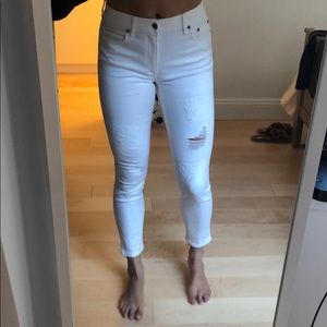 Gap white jeans